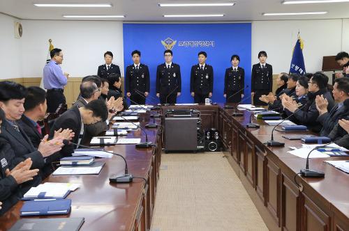 [20190121] 보령해양경찰서 경비과장 전입 및 신임경찰 236기 임용 사진5