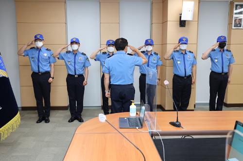 (2022.06.07.) 교육훈련계 훈련교관 착모식 개최 사진3