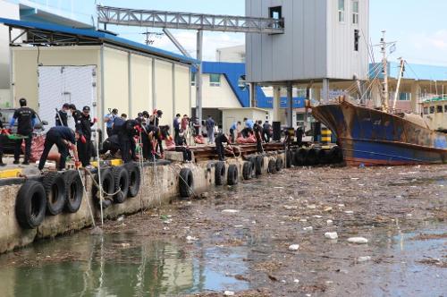 200909 동해해경, 연이은 태풍 피해지역 복구지원 활동 사진9