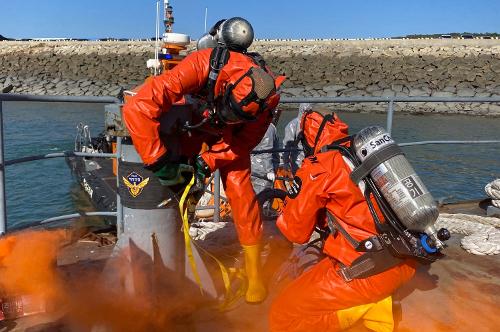 인천해경, 해상 화학사고 대응 훈련 실시 사진2