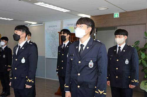 중부해경청, 제244기 신임 경찰공무원 임용식(22.07.25.) 사진2
