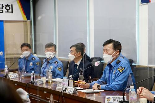 210310-태안해양경찰서 치안현장 점검 및 소통간담회   사진2