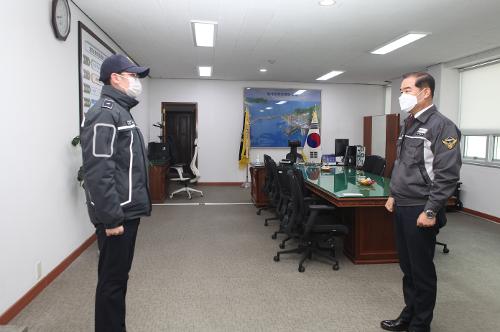 제410기 신임 의무경찰 전입(21.01.18) 사진1