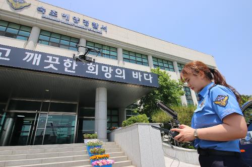 해양경찰 2호 여성 드론 조종자 정한나 경장 사진2
