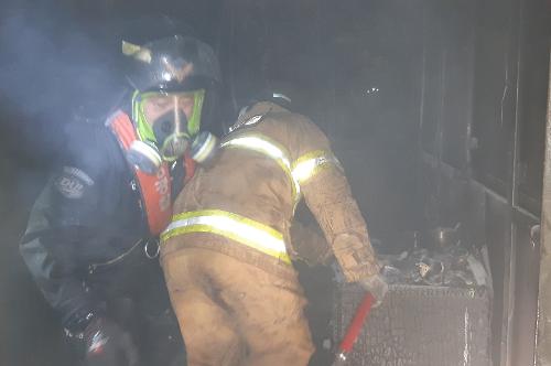 200212-여수시 남면 연도 인근 해상 유조선 화재 사진3