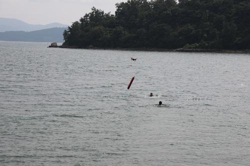 210716-여수해경, 성수기 해수욕장 인명사고 대응강화 훈련 사진1