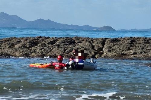 부안해경, 격포해수욕장 인근 고립자 신속 구조
