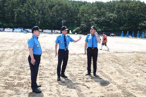 채광철 남해지방해양경찰청장 부산서 다대파출소 방문(2023.7.21.) 사진3