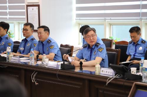 김종욱 해양경찰청장, 남해권(부산) 치안현정 점검(2023.7.25.~26.) 사진6