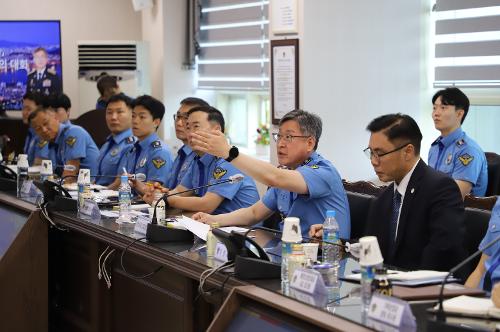 김종욱 해양경찰청장, 남해권(부산) 치안현정 점검(2023.7.25.~26.) 사진8