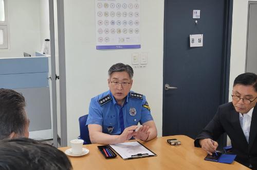 김종욱 해양경찰청장, 남해권(부산) 치안현정 점검(2023.7.25.~26.) 사진2
