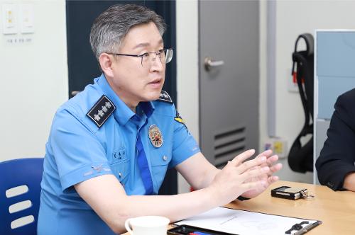 김종욱 해양경찰청장, 남해권(부산) 치안현정 점검(2023.7.25.~26.) 사진5