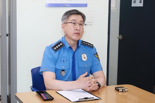 김종욱 해양경찰청장, 남해권(부산) 치안현정 점검(2023.7.25.~26.) 사진3