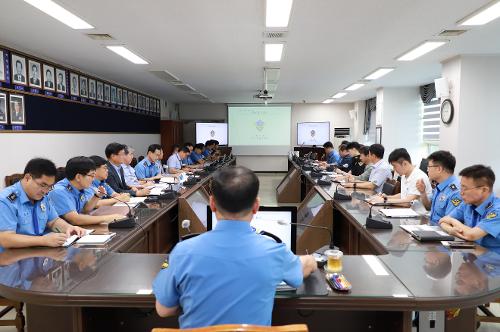 부산해경서장 제6호 태풍 카눈 대비 관내 현장 점검(2023.8.7~8.) 사진7