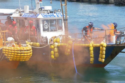 낚시어선 화재·침수 사고 대응 훈련(25.9.17.)