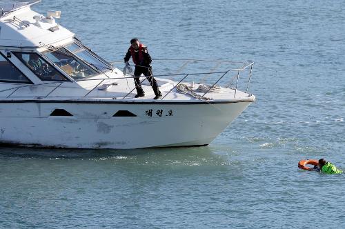 2025년 4분기 수난대비기본훈련, 여객선 화재 다중인명구조 훈련 (25.11.21.) 4