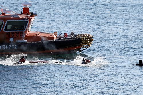 2025년 4분기 수난대비기본훈련, 여객선 화재 다중인명구조 훈련 (25.11.21.) 3