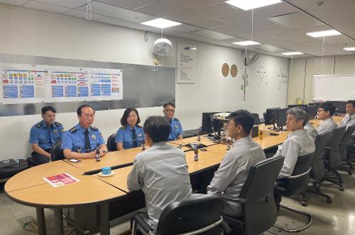창원해경, 삼성중공업 거제조선소에 감사장 수여 및 태풍 대응 업무 협의(230818) 사진2