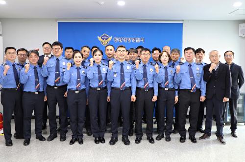 창원해경, 주요 보직자 경찰관 25명 신고식 마쳐(250220) 사진1