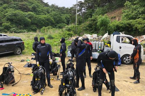 창원해경서장과 직원들 함께 바다다이빙 실습 (2018.05.25) 4