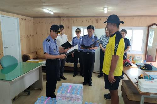 창원해양경찰서 정책자문위원회 해상구조대 근무자 격려차 방문 (2018.08.06) 3