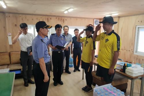 창원해양경찰서 정책자문위원회 해상구조대 근무자 격려차 방문 (2018.08.06) 4