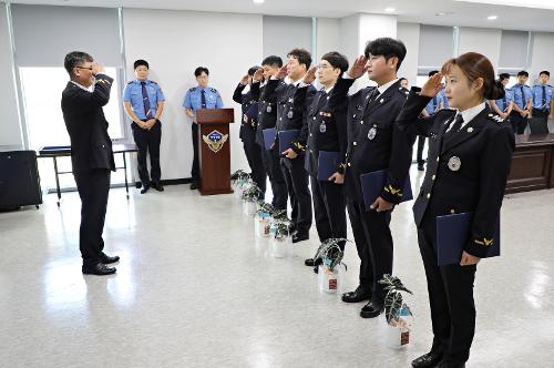 창원해경, 경찰관 승진 임용식 개최(251001) 2