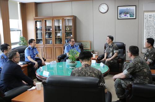 2020년 6월 8일, 해군작전사령관 동해해경청 방문 3
