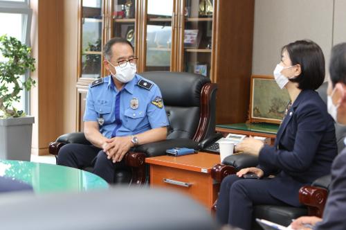 한국해양교통안전공단 이사장, 동해해경청 방문 업무공유(2020년6월23일) 1