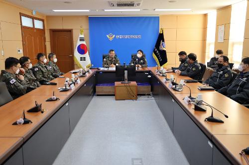 (2022.12.20.) 육군제8군단장, 동해해경청 방문 사진2