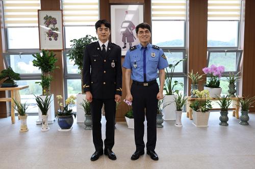 (23.07.17.) 신임경찰관 전입신고식 사진2