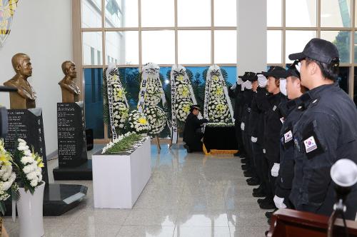 고(故) 김형욱 경위, 박권병 경장 흉상제막식 및 2주기 추모행사 1