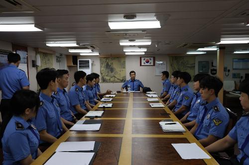 240709 동해해양경찰서장 경비함정 현장 지도 점검 1