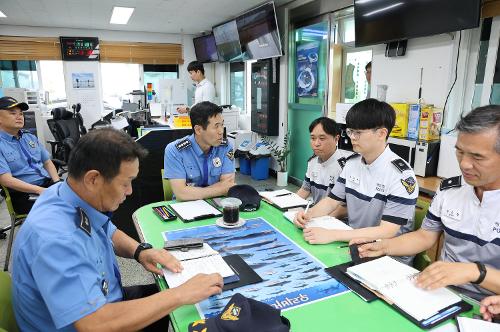 240718 동해해양경찰서장 묵호파출소 점검 1