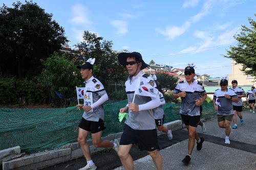 240807 동해해경 광복절 기념 8.15km 달리며 독도 수호 의지 담은 '대한독립 만세' 뜨거운 몸짓 2