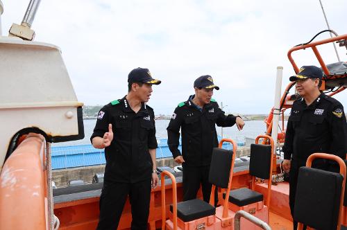 240820 동해해양경찰서장 태풍대비 순찰 2