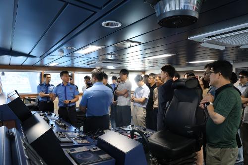 250710 동해해양경찰서, 국립외교원 글로벌리더십 교육과정 대상 해양안보 현장 견학 실시 사진6