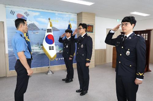 250929 동해 바다 지킬 새 얼굴...동해해경, 신임 경찰관 전입신고식 개최 3