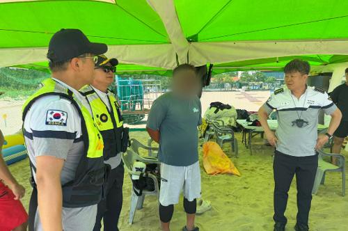 (26.08.05.) 한동수 동해해경서장, 여름철 연안 안전 위해 현장점검 이어가 1