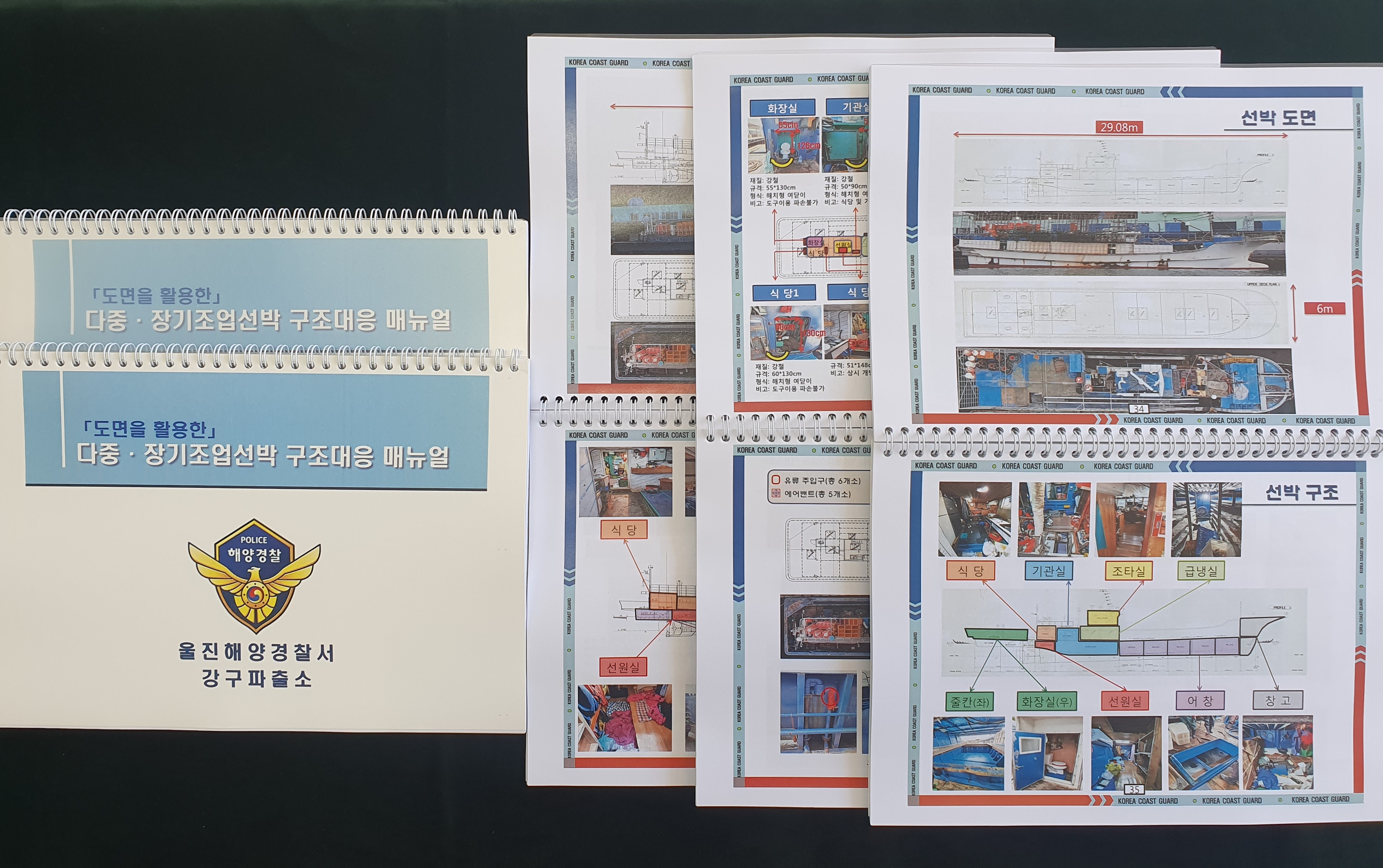 선박 도면 활용 구조대응 매뉴얼 책자