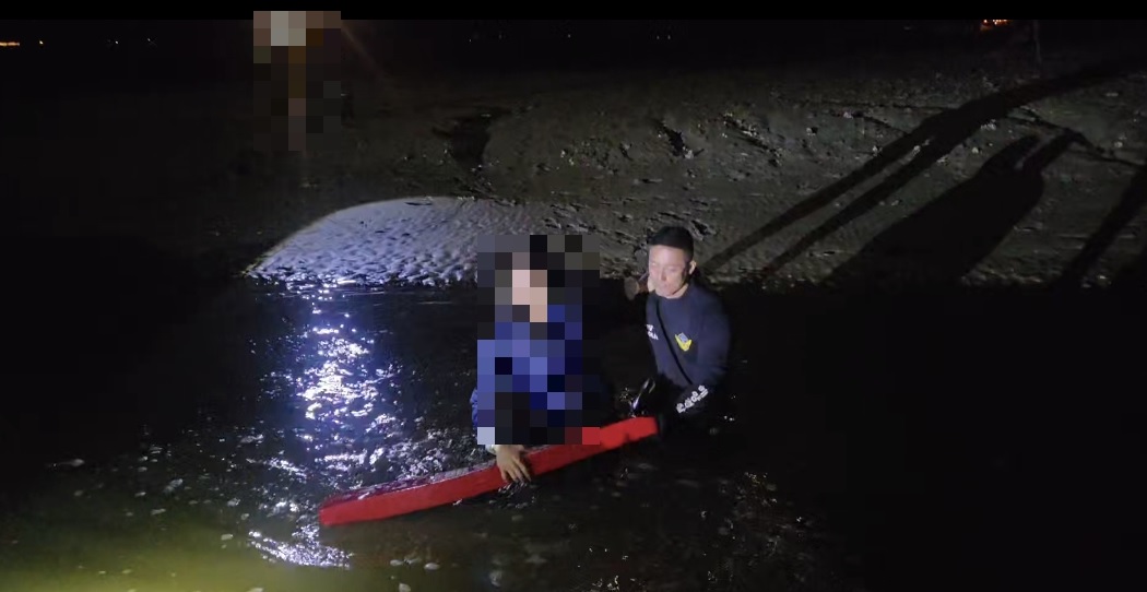 지난 진산리 갯벌고립자 구조모습