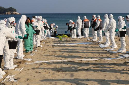 (25.11.20.) 강릉해경-양양군 해안방제 합동훈련 실시