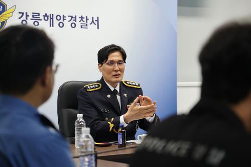 (26.07.27.) 제2대 김정수 강릉해양경찰서장 취임 2