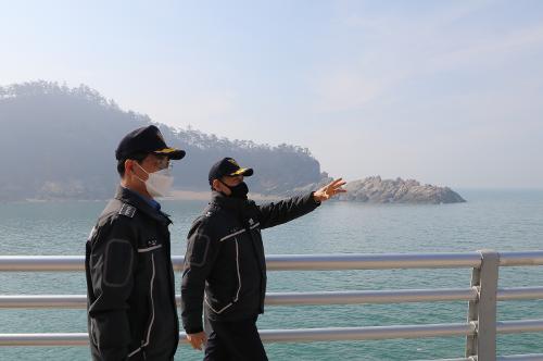(210309) 박상식 서장, 고군산군도 치안 현장 점검 2