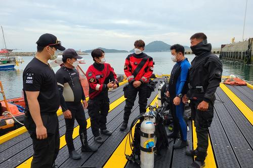 (210705) 새만금파출소 구조대원과 민간해양구조대원 합동훈련 3