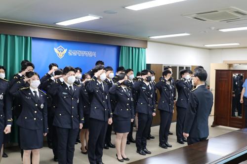 (210712) 신임경찰관 26명이 전입신고식  2