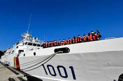 (211130) 서해 최우수 함정으로 군산해경 한강1호(1001함) 1