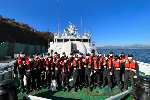 (211130) 서해 최우수 함정으로 군산해경 한강1호(1001함) 2