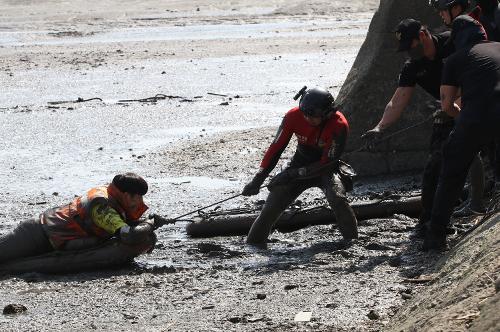 220826 갯벌 고립자 구조 훈련  4