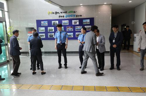260709 군산시의회 의장단 군산해양경찰서 방문 2
